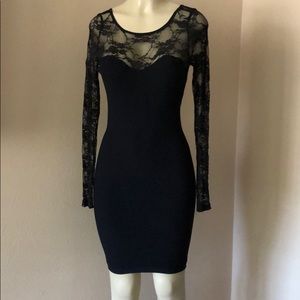 Bebe size M/L black dress
